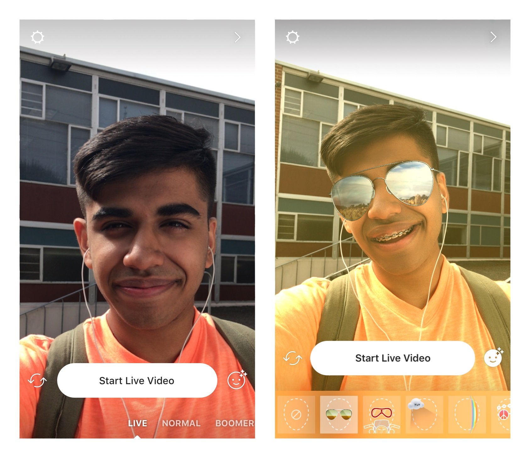 Another example of filters on Instagram.