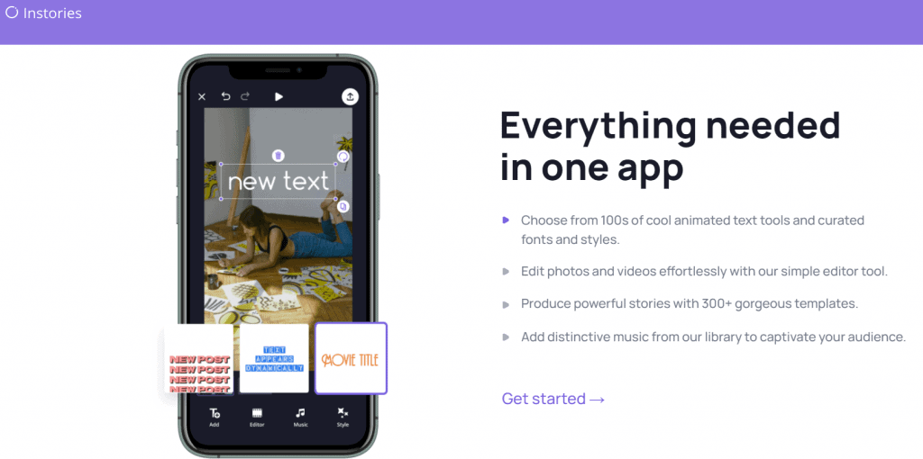 Instories templates
