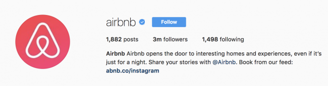 instagram business bio