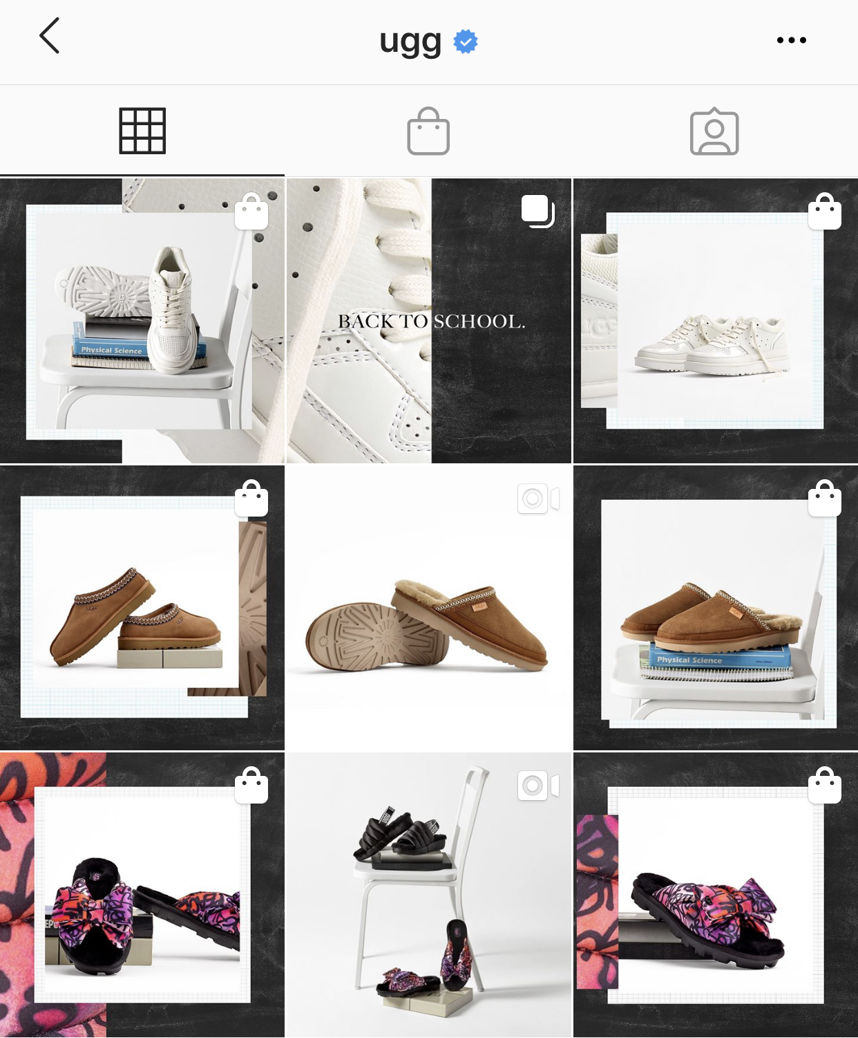 Ugg Instagram page 