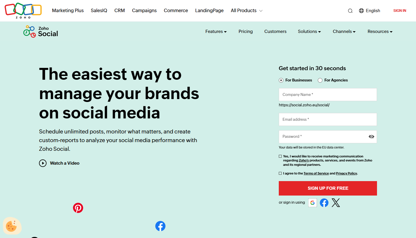 Zoho Social