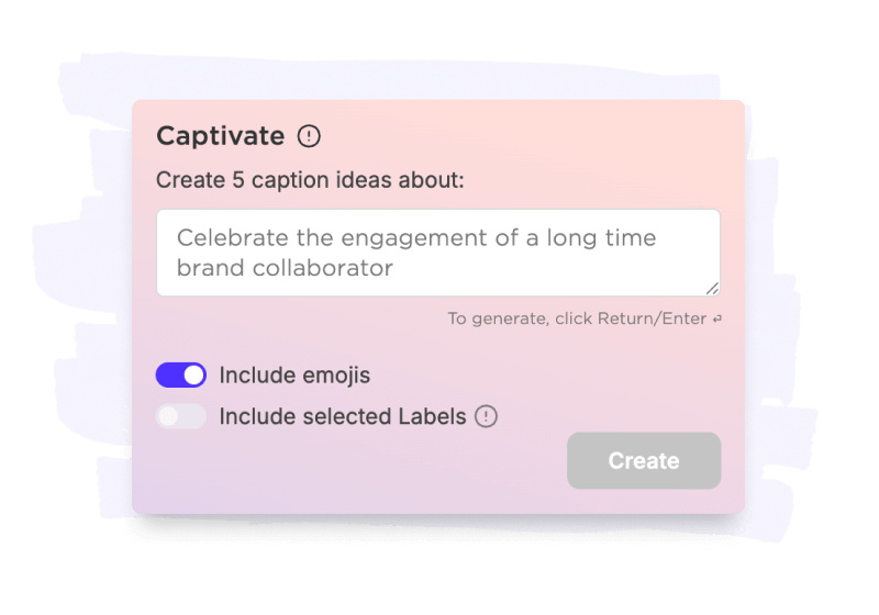 Tailored ai caption suggestions with Sked Social